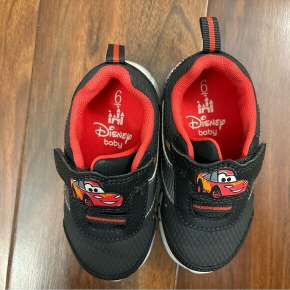 Disney Baby Pixar Cars Lightning McQueen grey Velcro sneakers - Picture 4 of 6